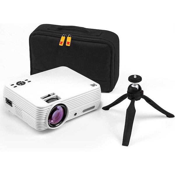 Kodak FLIK X4 800 x 480 LCD Home Theater Projector System with 100 Lumens -Tripod and Case Included RODPJSX5P480 - main